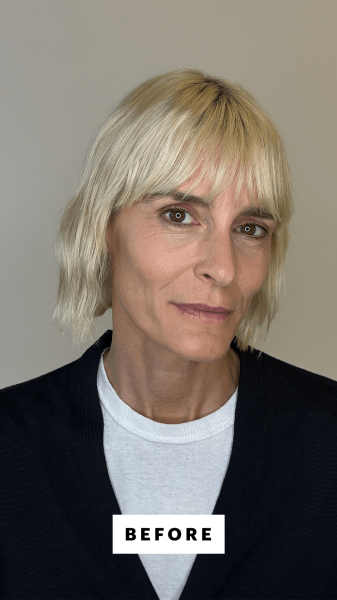 Herald before applying the Sarah Creal Lip Grip Peptide Priming Treatment